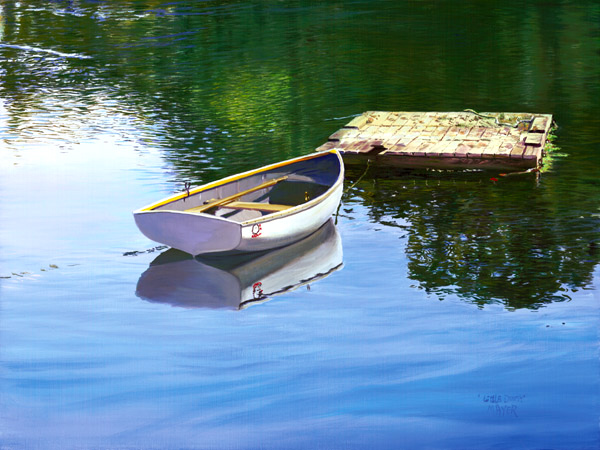 A Little Dinghy. Click here to see enlargement. © Ruth Mayer Fine Art.