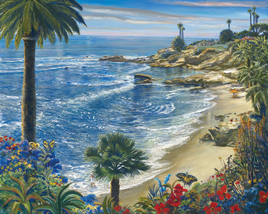 Butterfly Beach. Click here to see enlargement. © Ruth Mayer Fine Art.