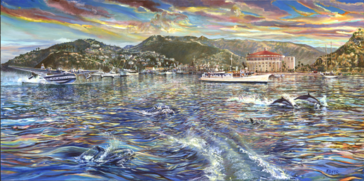 Catalina 1945. Click here to see enlargement. © Ruth Mayer Fine Art.