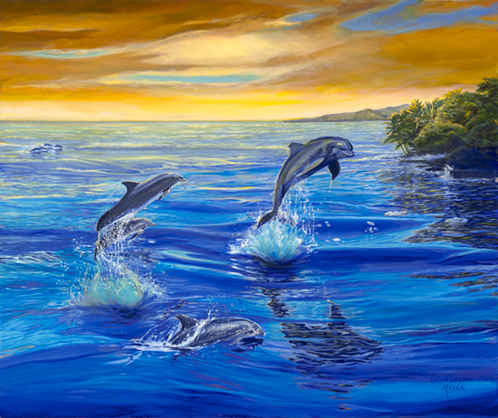 Dolphin Lagoon. Click here to see enlargement. © Ruth Mayer Fine Art.
