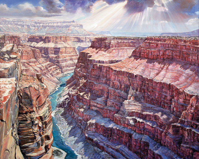 Grand Canyon. Click here to see enlargement. © Ruth Mayer Fine Art.