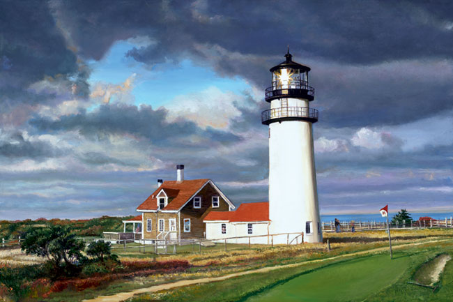 Highland Lighthouse. Click here to see enlargement. © Ruth Mayer Fine Art.