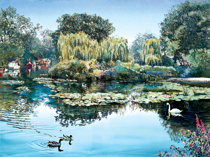 Stratford Upon Avon. Click here to see enlargement. © Ruth Mayer Fine Art.