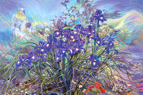 Wild Iriss. Click here to see enlargement. © Ruth Mayer Fine Art.